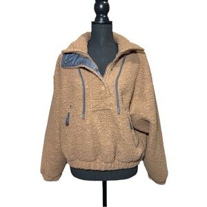 Universal Thread Brown Fleece Pullover Size Small